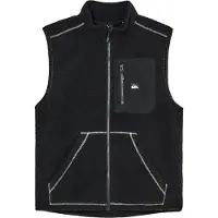 Quiksilver - Marcas - Clean Coast Fleece Gilet Black para Homem - Tamanho XL - Preto