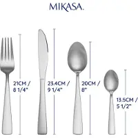 MIKASA Conjunto De Talheres Harlington 24 Peças