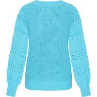 Usha Pullover azul ciano