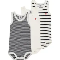 Petit Bateau Macacão/Body vermelho / preto / branco