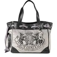 Juicy Couture Shopper 'Daydreamer' cinzento / preto