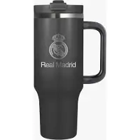 Real Madrid Copo Térmico Com Alça 14.0x10.5x26.5 Cm