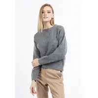 Dreimaster Klassik Pullover acinzentado