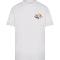 Mister tee Camisa 'Monstrously Delicious Onigiri 2 Go' laranja / preto / branco