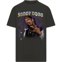Merchcode Camisa 'Snoop Dogg Paintbrush' azul / amarelo / roxo / preto
