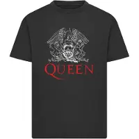 Merchcode Camiseta De Manga Curta Queen Logo Vintage