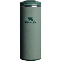 Stanley The Transit Fliptop Mug 12oz, Hammertone Green 10-13063-020 caneca térmica com tampa articulada, 350 ml