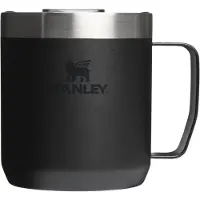 Stanley The Legendary Everyday Camp Mug 2.0 12oz, Black 10-13094-0081 caneca térmica com tampa, 350 ml
