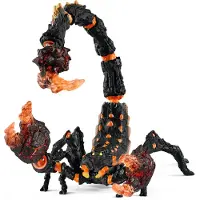 Schleich Figura De Escorpião De Lava Das Criaturas De Eldrador