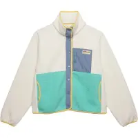 Superdry para mulher. W5012074A Fleece Colour Block branco sujo (S), Casual, Polister Reciclado