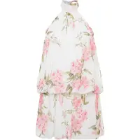Cloud5ive Vestido verde / rosa claro / branco