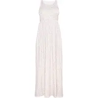 FELIPA Vestido de verão rosa pastel / branco
