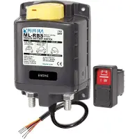 Blue Sea Systems Interruptor De Bateria Remoto Com Isolador De Controlo Manual 24v