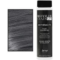 Be hair Be Color Crazy Gel Toner para Cabelo 150ml Antracite