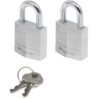 Master Lock Cadeado Blindado 9120eurtcc 20 Mm 2 Unidades