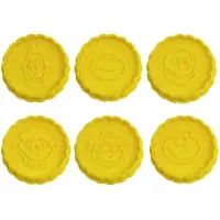 GEDA LABELS Conjunto De Cortadores De Biscoito Sesame Street