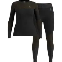 Odlo Conjunto De Camada Base De Manga Comprida Fundamentals Performance Warm