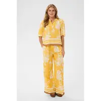 Saint tropez Blusa 'RashedaSZ' creme / umbra / amarelo dourado
