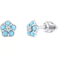 Silvego Helene SILVEGOB70528SBDT Orecchini in Argento Fiori — Orecchini