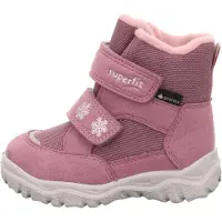 Superfit Bota 'Husky 1' malva / cor-de-rosa / branco