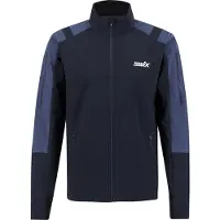 Swix - Vestuário ski nórdico - Infinity Jacket M Lake Blue para Homem - Tamanho XL - Navy