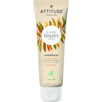 ATTITUDE Condicionador natural para brilho e volume de cabelos finos Super Leaves 240 ml
