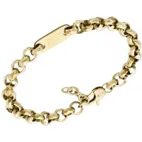 Armani Exchange Pulseira ouro