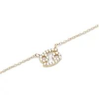 Daniel Wellington Collana Placcata In Oro Con Cristallo Segno Zodiacale Cancro Dw00400922 — Collana