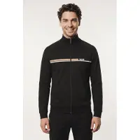 BOSS para homem. 50554779 Jaqueta Authentic preto (S), Casual, Esportivo, Algodão