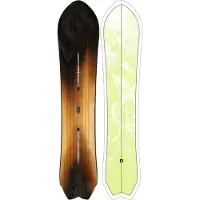 Burton - Snowboards - Fish 3D Directional Flat Top 2027 para Unissexo - Tamanho 156 cm - Castanho