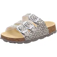 Superfit Sapatos abertos 'FUSSBETTPANTOFFEL' cinzento / branco