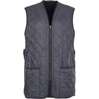 Barbour - Casacos - Polarquilt Waistcoat/Zip-In Liner Navy para Homem - Tamanho L