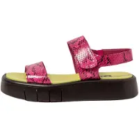 Art para mulher. 11854F4O8003_043 Sandálias de couro 1854F Málaga cor-de-rosa (42), 3 a 5cm, Velcro, Casual