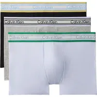 Calvin Klein Underwear Boxers cinzento claro / lima / roxo pastel / preto