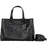 Armani Exchange para mulher. XW001222AF15774UC001 Saco integral preto (OSFA), Casual, Poliéster