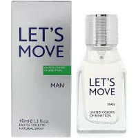 Benetton Let's Move Eau De Toilette Para Homem 40 ml