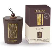 Esteban Cedre Candela decorativa profumata 180 g