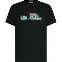 Icebreaker Camisa funcionais 'Tech Lite Transportage' azure / verde pastel / vermelho fogo / preto