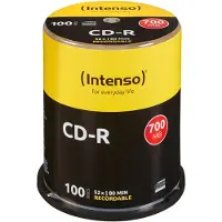 Intenso Cd-r 700mb 52x Velocidade 100 Unidades