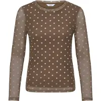 B.young Camisa 'BYRunanna' castanho / branco