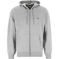 Lacoste Sweat-shirt carapuço Sweatshirt zippé à capuche en molleton homens - Cinza - EU XL