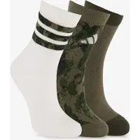 Adidas MEIAS PARA RAPAZES JOVENS COM GRÁFICO CAMUFLADO 3 PARES