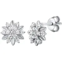Silvego Orecchini Alivia Argento Swarovski — Orecchini