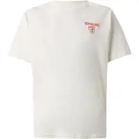 New Balance Camisa creme / verde / vermelho