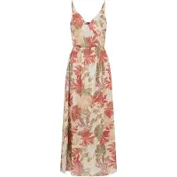 Cloud5ive Vestido de verão creme / umbra / verde pastel / melancia