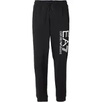 Emporio Armani Calças preto / branco