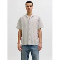 Jack & Jones Camisa De Manga Curta Summer Linen Blend Resort