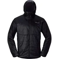 Norrøna - Vestuário caminhada - Falketind Thermo40 Zip Hood M Caviar Black para Homem - Tamanho XL - Preto