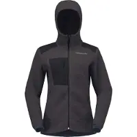 Norrøna - Polares mulher - Trollveggen Warm3 Zip Hood W Phantom para Mulher - Tamanho L - Preto