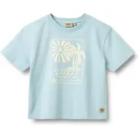 Wheat Camisola 'Kim' bege claro / azul céu